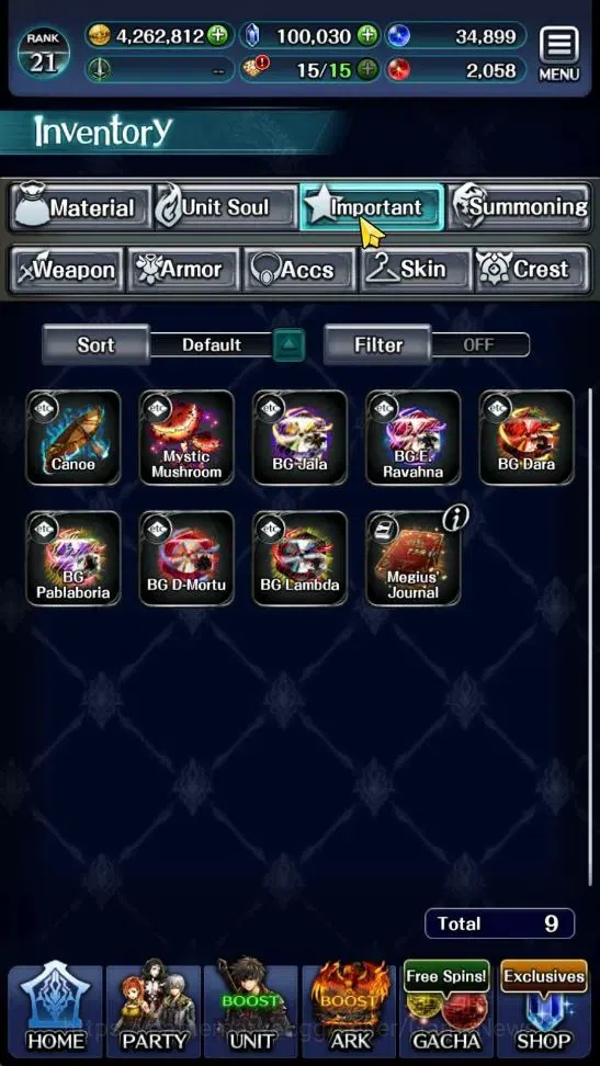 Last Cloudia Accounts GLOBAL|Rank 21|100K Crystal|Top Tier Unit [Ascende image 10