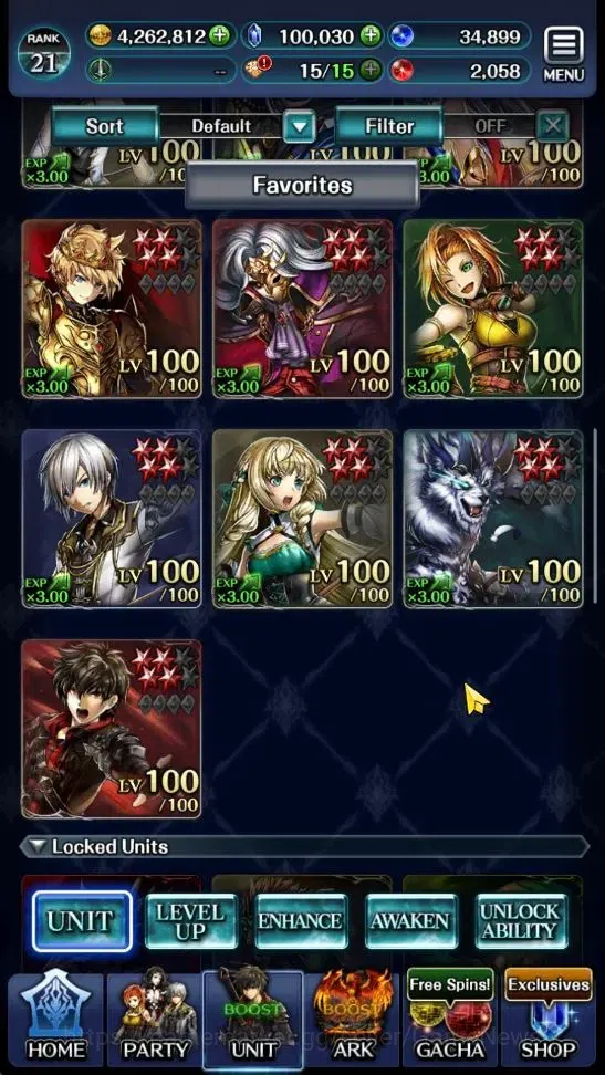 Last Cloudia Accounts GLOBAL|Rank 21|100K Crystal|Top Tier Unit [Ascende image 2