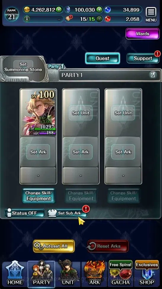 Last Cloudia Accounts GLOBAL|Rank 21|100K Crystal|Top Tier Unit [Ascende image 4