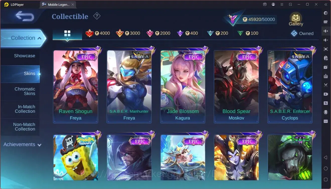 Mobile Legends: Bang Bang Accounts Global|Hero91|Skin 190|Renowned|Prime Claude|CCNat image 10