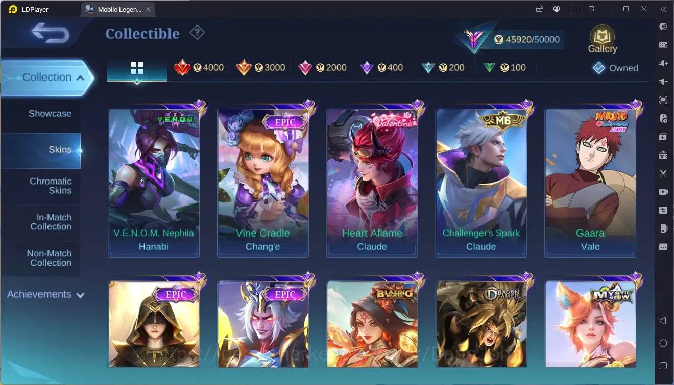 Mobile Legends: Bang Bang Accounts Global|Hero91|Skin 190|Renowned|Prime Claude|CCNat image 13