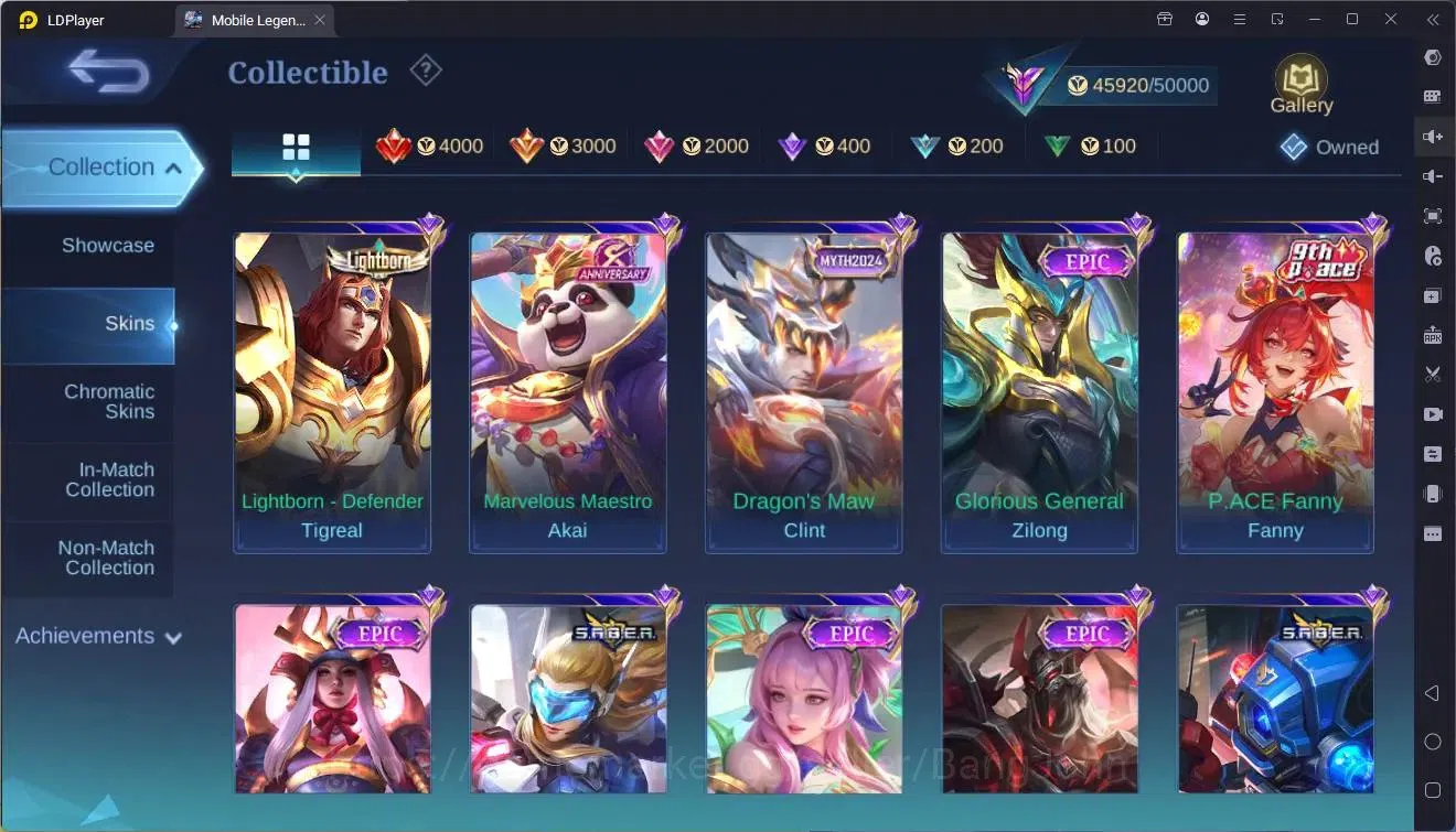 Mobile Legends: Bang Bang Accounts Global|Hero91|Skin 190|Renowned|Prime Claude|CCNat image 9