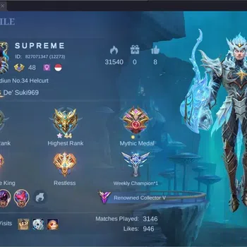 Mobile Legends: Bang Bang Collector Global|Hero91|Skin 190|Renowned|Prime Claude|CCNat image 1
