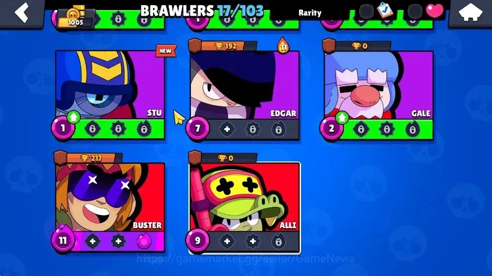 Brawl Stars Accounts 1005 Trophy| 17 Brawler 3 Max Lvl [Shelly,ElPrimo, image 10