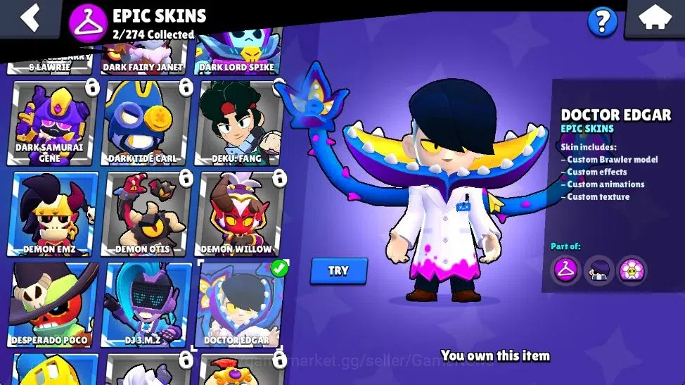 Brawl Stars Accounts 1005 Trophy| 17 Brawler 3 Max Lvl [Shelly,ElPrimo, image 11