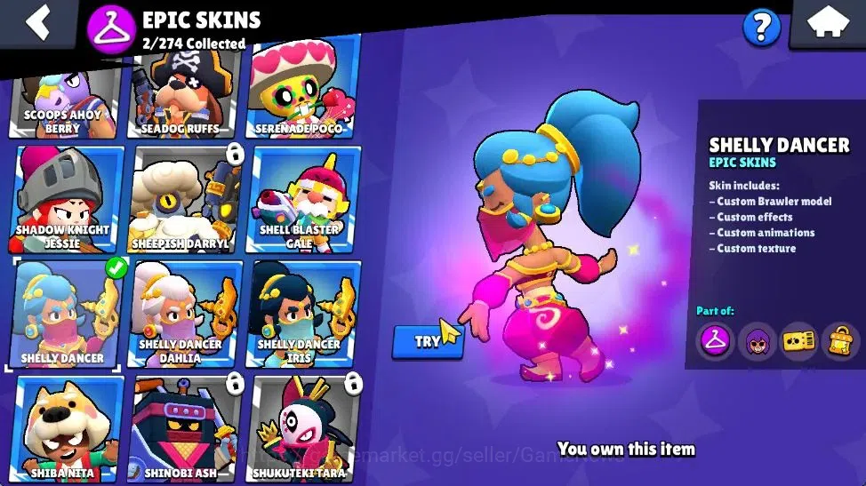 Brawl Stars Accounts 1005 Trophy| 17 Brawler 3 Max Lvl [Shelly,ElPrimo, image 12