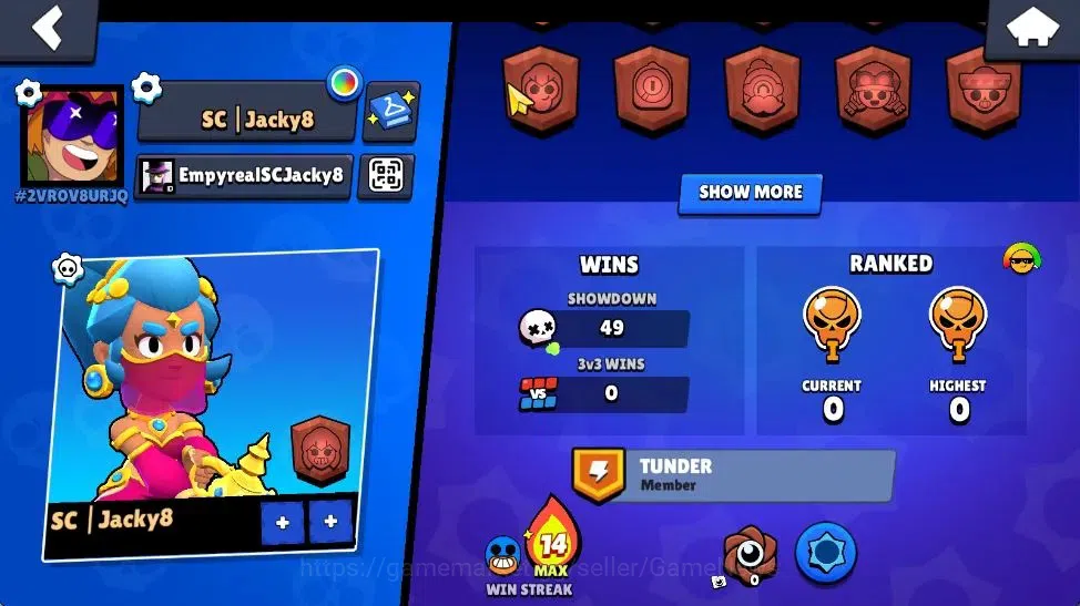 Brawl Stars Accounts 1005 Trophy| 17 Brawler 3 Max Lvl [Shelly,ElPrimo, image 3