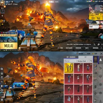 PUBG Mobile Accounts PUBG MOBILE - MUMMY INFERNO - 12 WEAPON LAB - GOOD SET - ACCOUNT  LEVEL 57