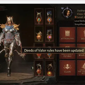 Diablo Immortal Accounts High-End SEA - Verathiel |60 (348) Demon Hunter-Vanquisher|CR 27K|Reso 330|Hell 3|1 Cosmetics|L30