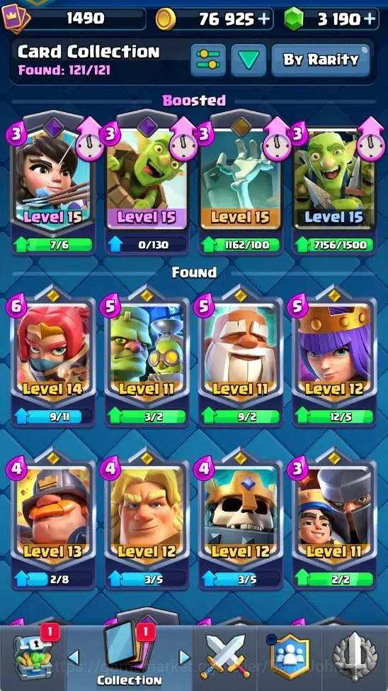 Clash Royale Accounts Mobile |KTL 15|4 Hero|17 Evo|4 Champ Card|18 Legen image 13