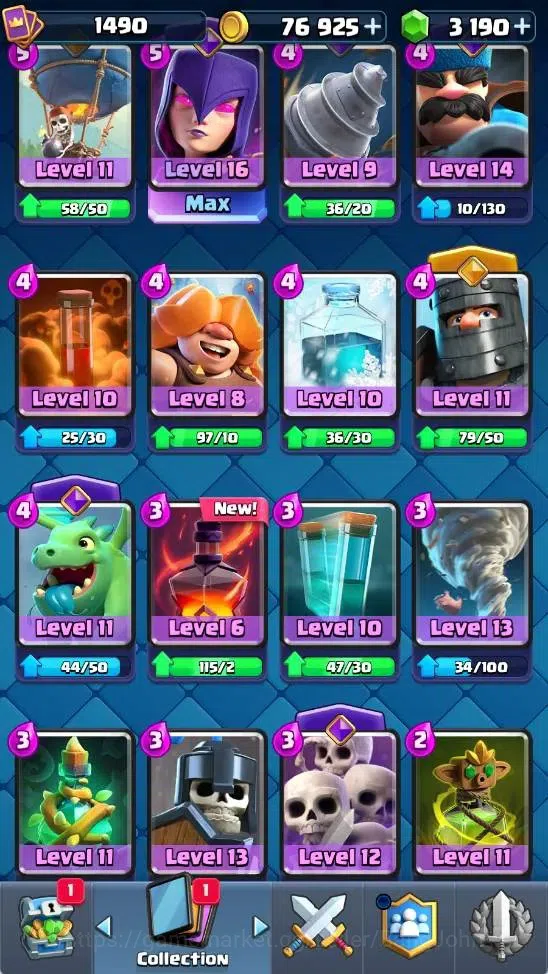 Clash Royale Accounts Mobile |KTL 15|4 Hero|17 Evo|4 Champ Card|18 Legen image 16