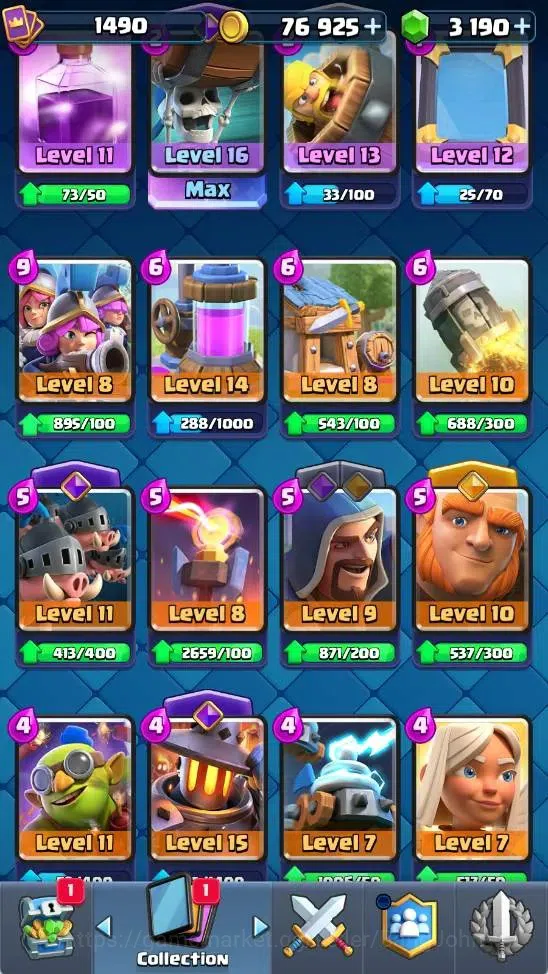 Clash Royale Accounts Mobile |KTL 15|4 Hero|17 Evo|4 Champ Card|18 Legen image 17