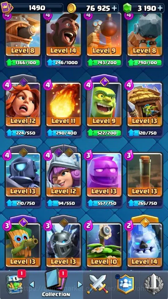 Clash Royale Accounts Mobile |KTL 15|4 Hero|17 Evo|4 Champ Card|18 Legen image 18