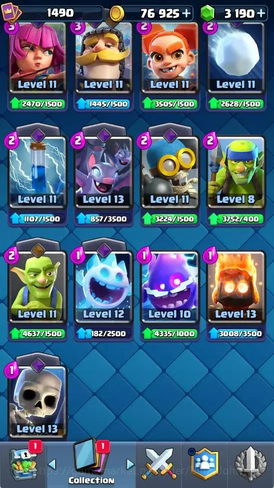 Clash Royale Accounts Mobile |KTL 15|4 Hero|17 Evo|4 Champ Card|18 Legen image 20