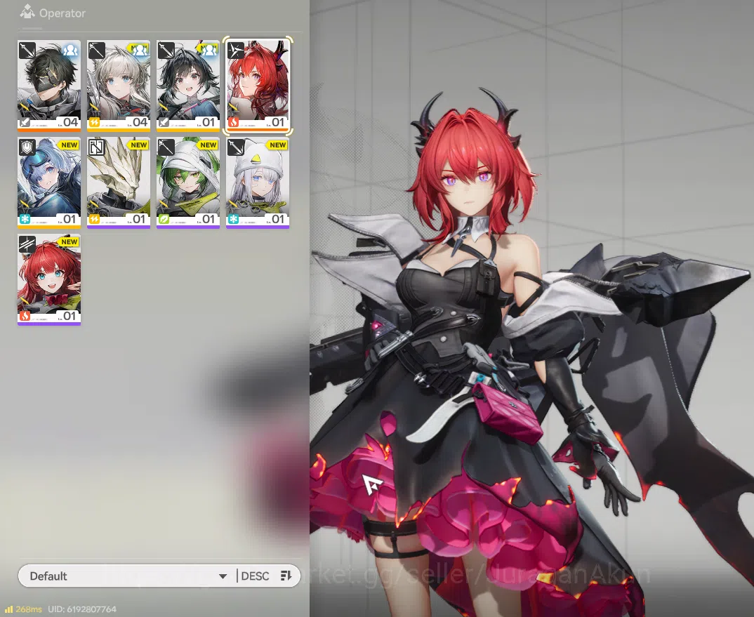 Arknights: Endfield Accounts NA/EU | Fresh Meta Starter | 1 Meta SSR (Laevatain) + 3 SR Character|Log GrypLink|(END1092) 3