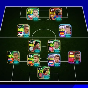 eFootball Accounts Legends & Iconic Players eFootball PES 2027 | 107 OVR CF | 105+ OVR Squad | Premium Barcelona Squad
