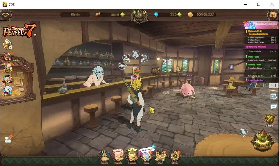 The Seven Deadly Sins: Grand Cross Accounts ASIA|1,6M CC|225 DM+30 LS|2 LR+9 UR|Brunhild,Eliza image 1