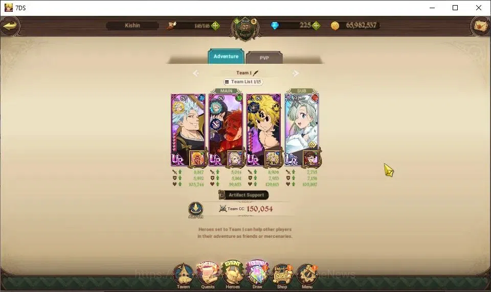 The Seven Deadly Sins: Grand Cross Accounts ASIA|1,6M CC|225 DM+30 LS|2 LR+9 UR|Brunhild,Eliza image 9