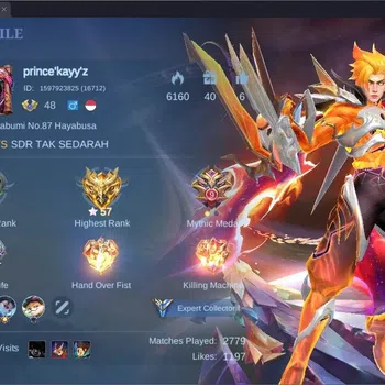 Mobile Legends: Bang Bang Accounts Collector Global|Hero 96|Skin 161|Prime Claude|Luckybox Uranus|STAR Haya|Dragon Tamer