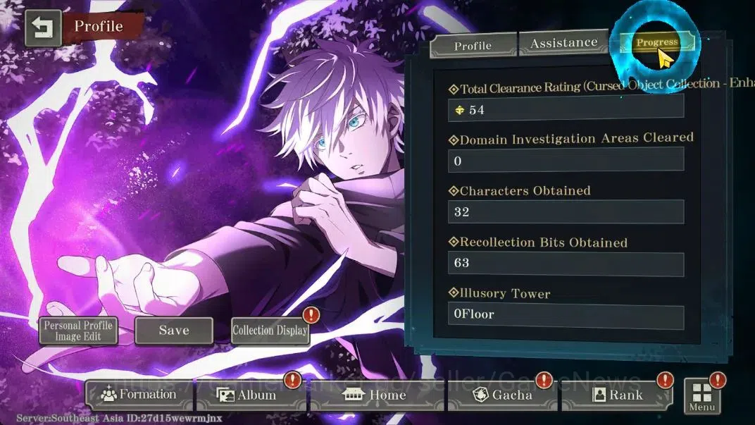 Jujutsu Kaisen: Phantom Parade Accounts SEA |PR 7|3,6K Cube|10 SSR 1 Limited [AEL Yuji,Str image 6
