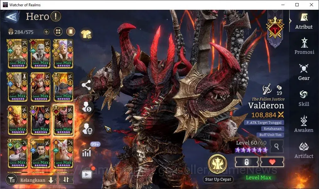 Watcher of Realms Accounts End-Game GLOBAL 60x|12,9M PWR|15 Lord[Lady AlexA2+Skin,OrenA1,IngridA5,Etc]|99 13