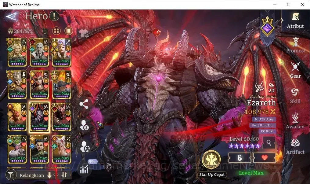 Watcher of Realms Accounts End-Game GLOBAL 60x|12,9M PWR|15 Lord[Lady AlexA2+Skin,OrenA1,IngridA5,Etc]|99 14