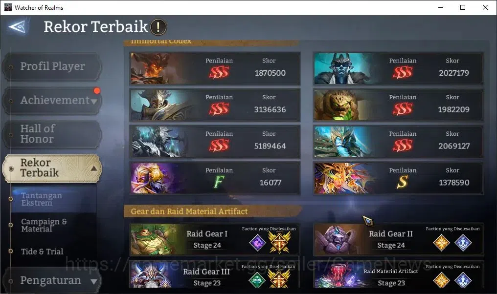 Watcher of Realms Accounts End-Game GLOBAL 60x|12,9M PWR|15 Lord[Lady AlexA2+Skin,OrenA1,IngridA5,Etc]|99 5