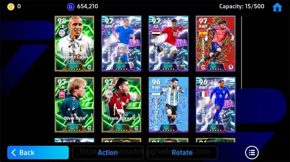 eFootball Accounts Mobile|PW 3139|Roberto Carlos Epic,Kevin De Bruyne image 3