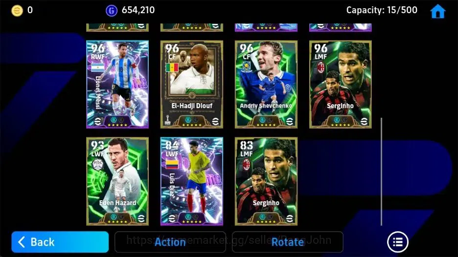 eFootball Accounts Mobile|PW 3139|Roberto Carlos Epic,Kevin De Bruyne image 4