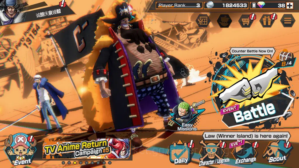 One Piece Bounty Rush Accounts Global|5EX|4E Teach,BTKOTP M.D Luffy,WI Law,BOMO K image 10