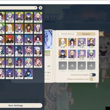 Genshin Impact Accounts Others ASIA|AR 53|3 Limited|Zibai,Columbina,Flins|Standart Keqing,Dehya,Qiqi,Diluc|FeMale MC|Check