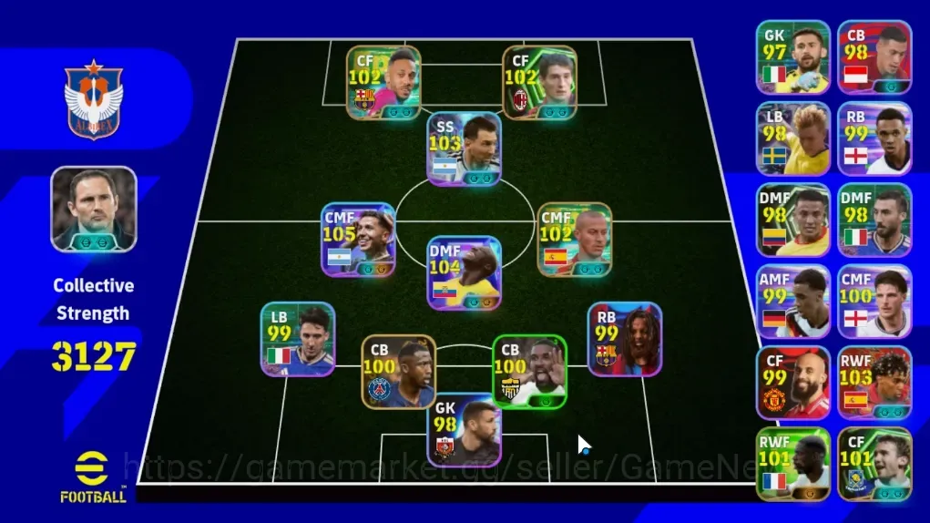 eFootball Accounts Legends & Iconic Players Android|Epic Thiago Alcantara,Daniele Massaro,P.E.Aubameyang,Shevchenko|6 Show 1