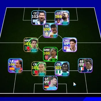 eFootball Accounts High-End Android|Power 3115|Epic Pepe,Rui Costa,Serginho|Show Time Marc Cucurella,Mohamed