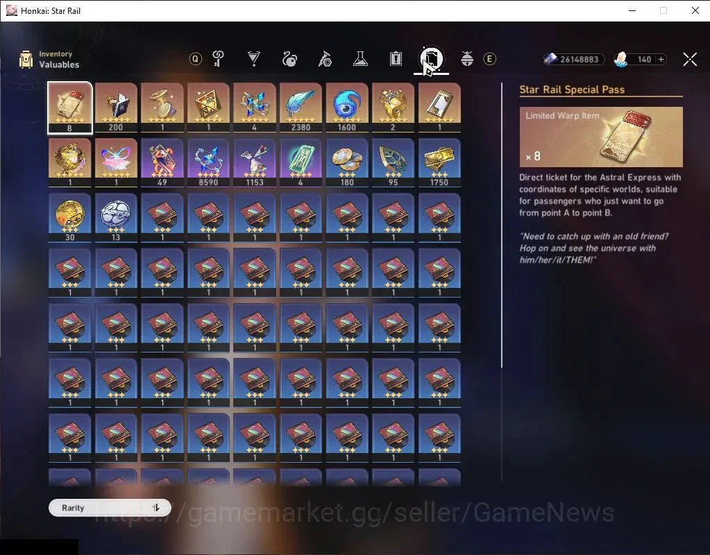 Honkai Star Rail Accounts Asia|TL 70|Casto Prem Team+3 Sign|15 Limited|[SW 9 image 11