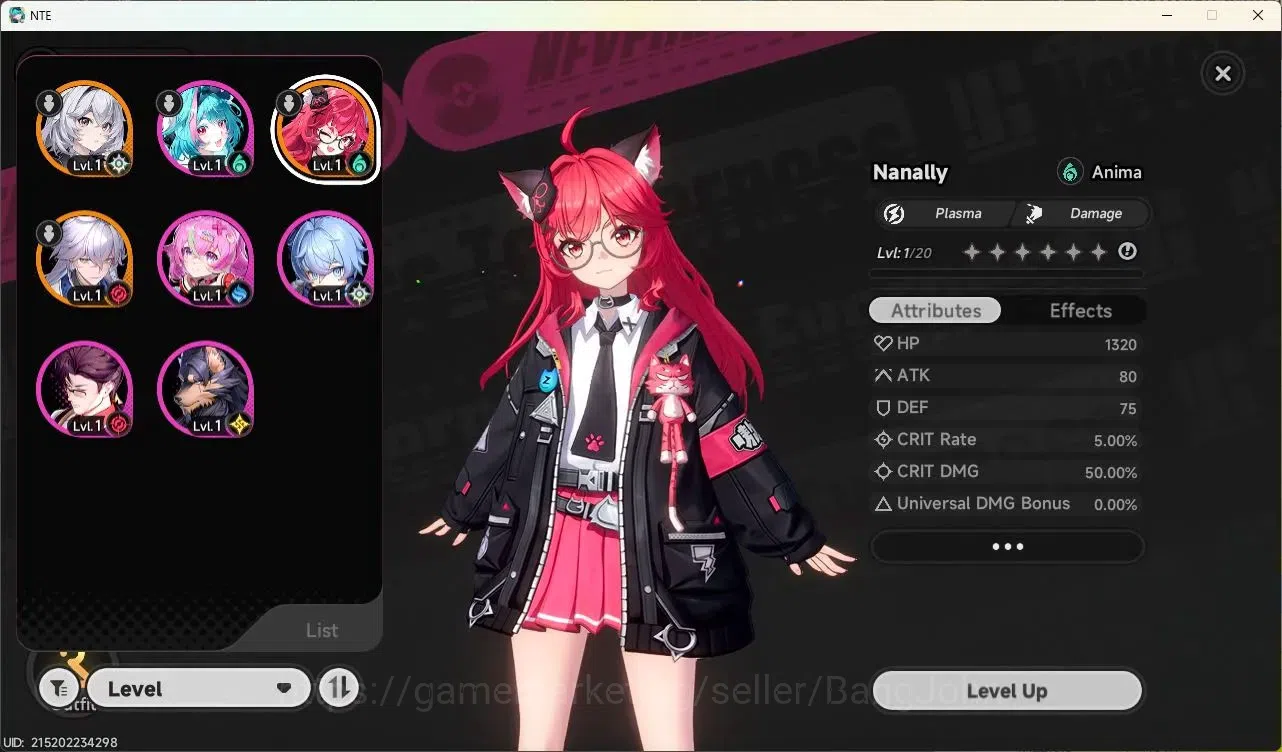 Neverness to Everness Accounts SEA | Starter Lv 3 | 2 SSR (Nanally,Baicag)+ 6 SR image 4