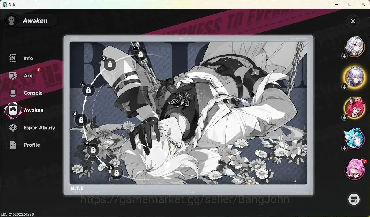 Neverness to Everness Accounts SEA | Starter Lv 3 | 2 SSR (Nanally,Baicag)+ 6 SR image 5