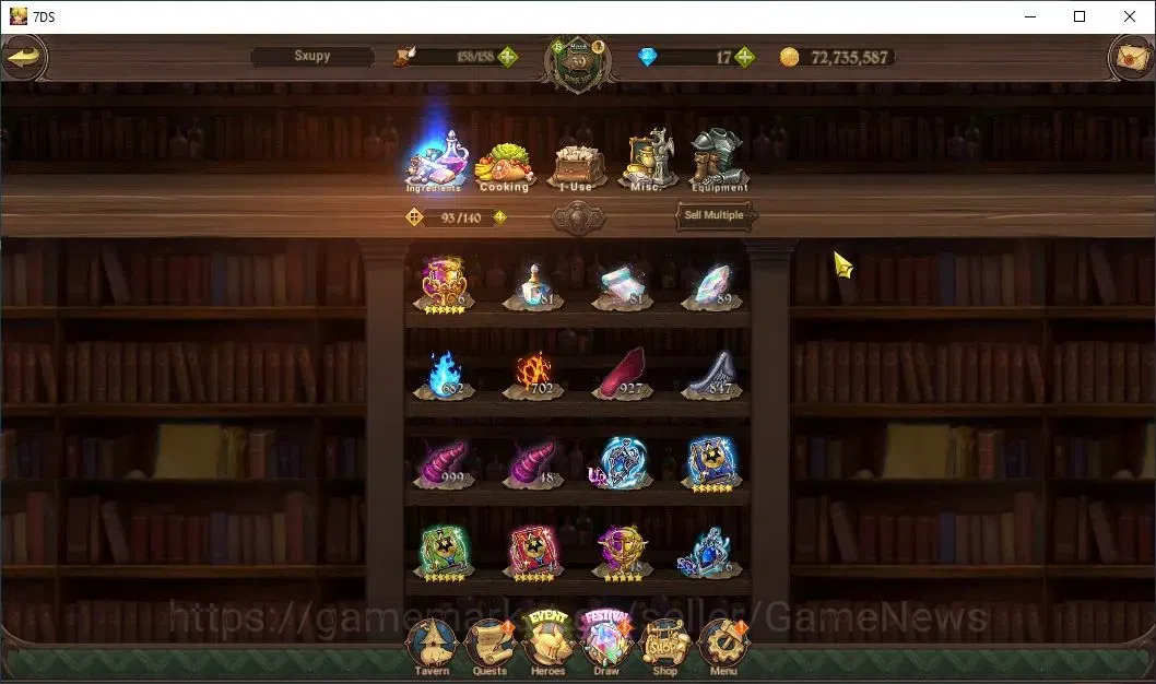 The Seven Deadly Sins: Grand Cross Accounts Global|1,8M CC|20 LS|4 LR+4 UR|Brunhild,F Helbram, image 14