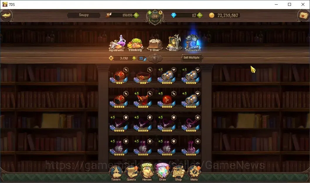 The Seven Deadly Sins: Grand Cross Accounts Global|1,8M CC|20 LS|4 LR+4 UR|Brunhild,F Helbram, image 18