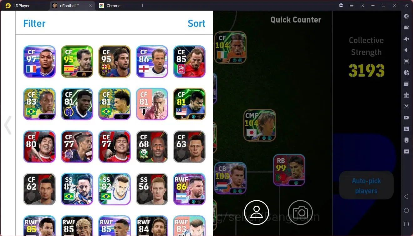 eFootball Accounts Mobile|PW 3193|Epic Ronaldo,Gerrard,Drogba,Shevche image 2