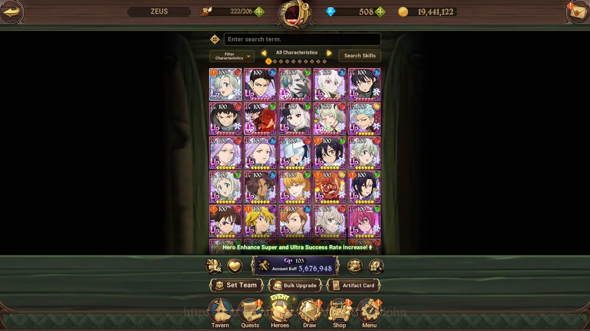 The Seven Deadly Sins: Grand Cross Accounts GLOBAL|3.6M CC|DM 508+LS 75|LR Elizabeth|Full coll image 15