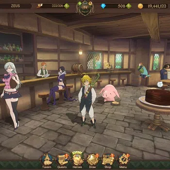 The Seven Deadly Sins: Grand Cross Whale GLOBAL|3.6M CC|DM 508+LS 75|LR Elizabeth|Full coll image 1