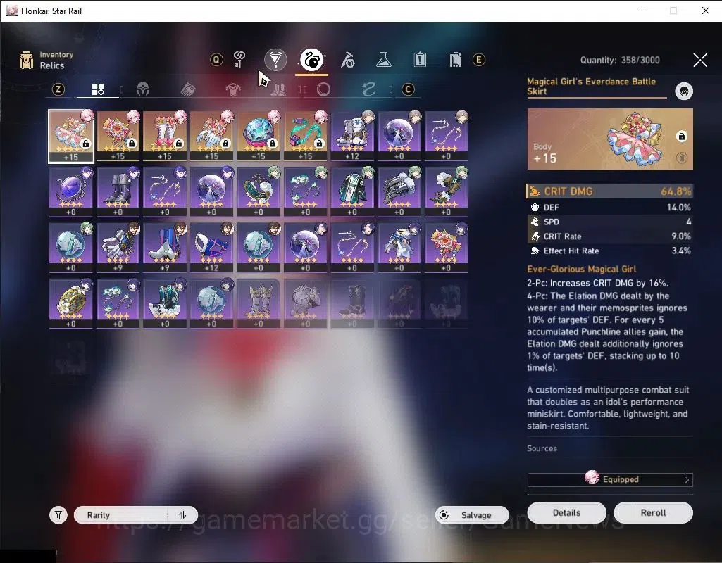 Honkai Star Rail Accounts Asia|TL 37|4 Limited|Evanescia+Signature,Acheron,H image 7