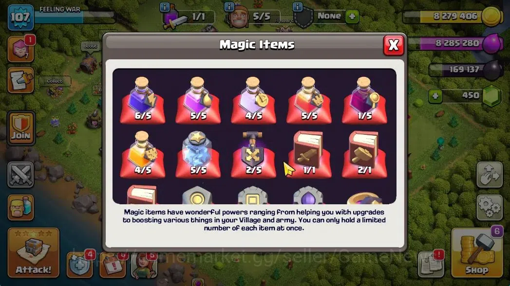 Clash of Clans Accounts TH 11-BH 6|LV 107|HH 5|BK 49,AQ 50,GW 20,MP 30|BM  image 2