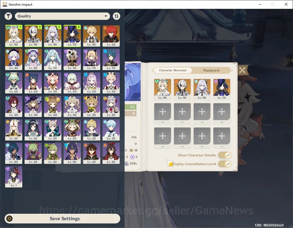 Genshin Impact Accounts Mid Game ASIA|AR 55|4 Limited + 4 (*5 Weapon)| Vesna+Signature,Skirk,Arlecchino,Clorinde |BD 1