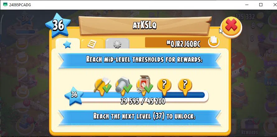 Hay Day Accounts Level 36 | Barn Storage 1000 + Silo Storage 500 | 125,3k Coins,8 Dm |CN ON|Log Supercell ID|Take 10
