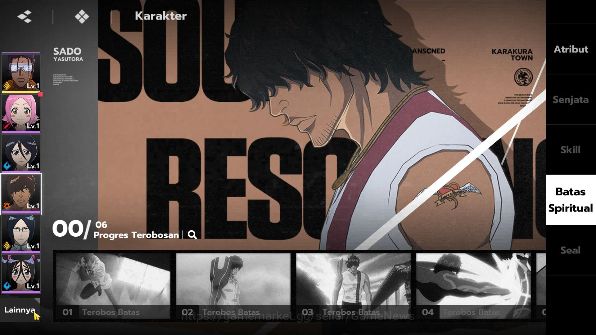 BLEACH: Soul Resonance Accounts Nuverse SEA|Starter|1 SSR (Tosen Kamame,etc) + 9 S image 5