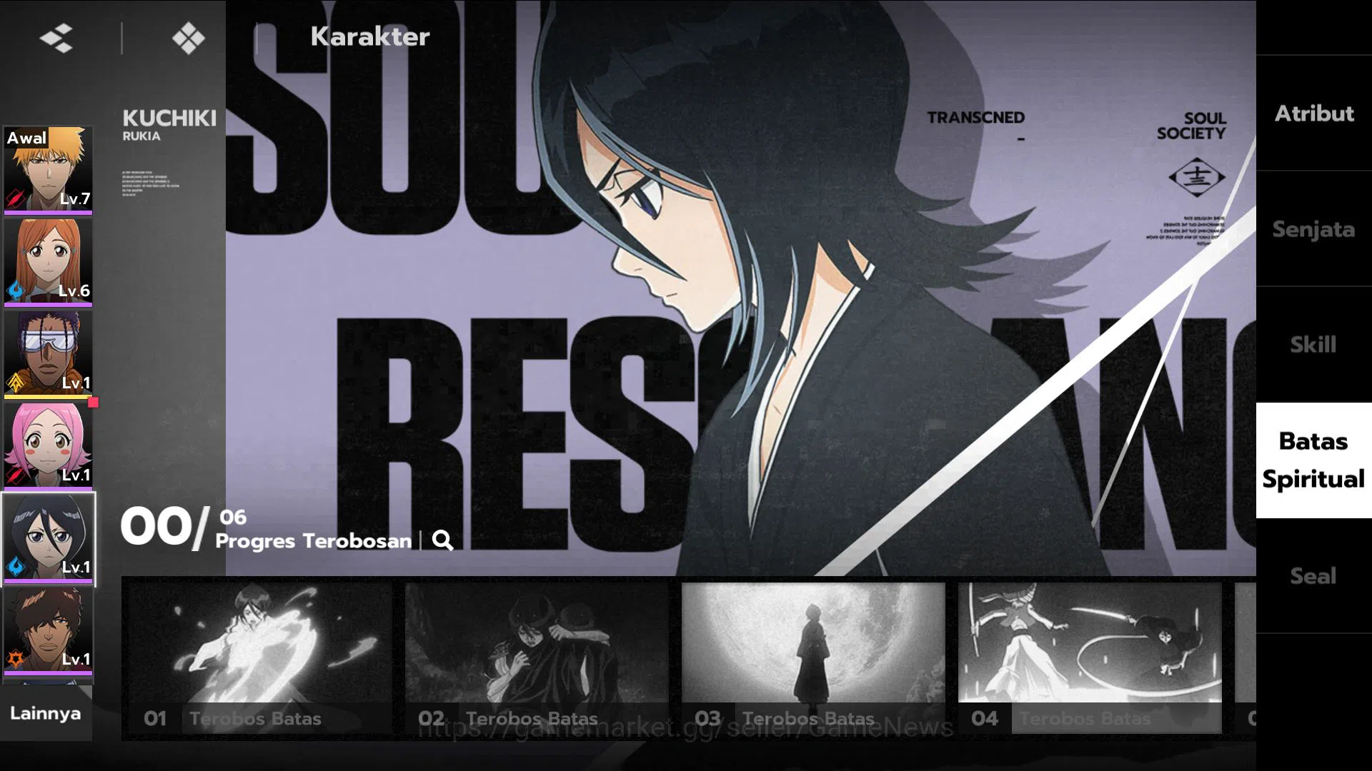 BLEACH: Soul Resonance Accounts Nuverse SEA|Starter|1 SSR (Tosen Kamame,etc) + 9 S image 6