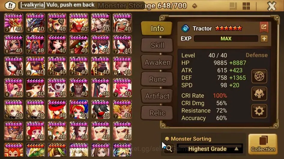 Summoners War: Sky Arena Accounts EU ENDGAME|4 LD(Trinity,Bela,Shan,Oberon)+134 Tota image 16