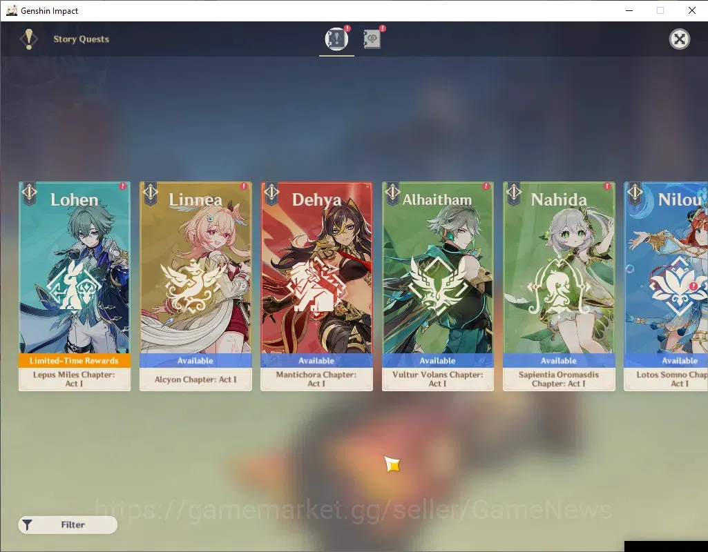 Genshin Impact Accounts ASIA|AR 50|3 Limited + 3 (*5Standard)|Mavuika,Colu image 16