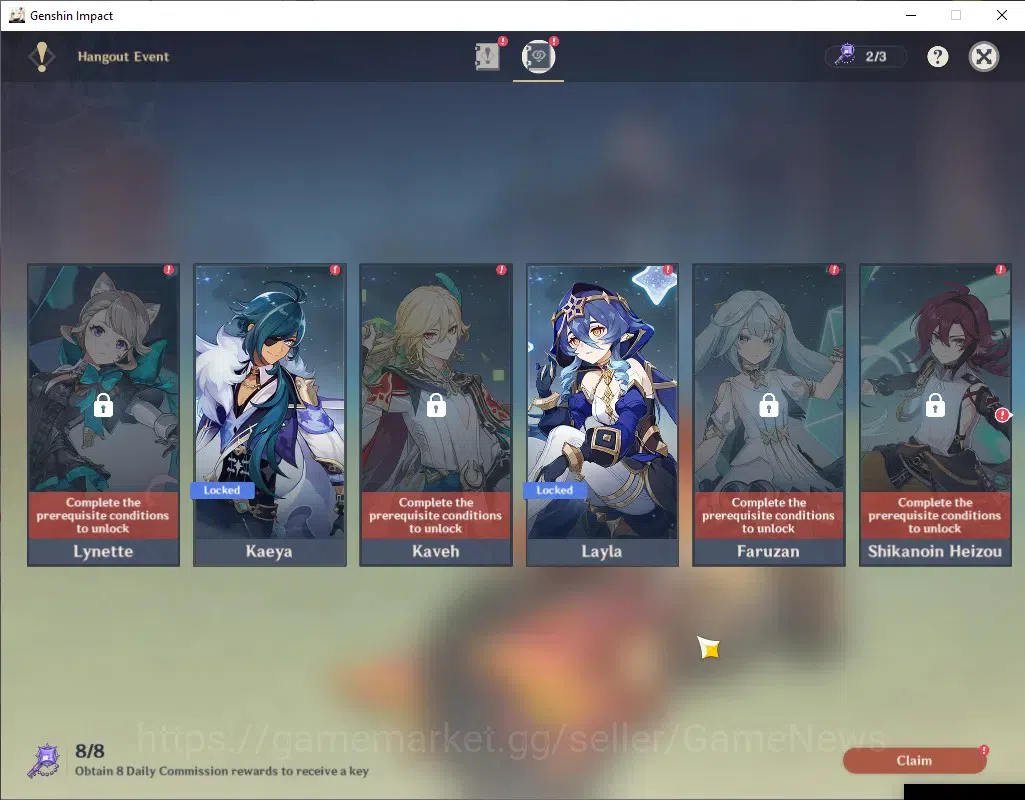 Genshin Impact Accounts ASIA|AR 50|3 Limited + 3 (*5Standard)|Mavuika,Colu image 19